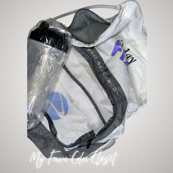 NEW**Team Beachbody 21 Day Fix Drawstring Backpack & Shaker Bottle - Picture 4 of 6